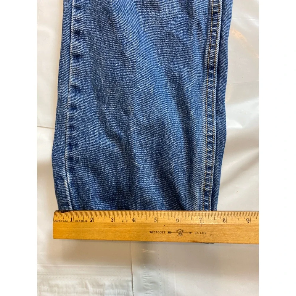 Levis Mens‎ Jeans 31x28 Blue Denim Relaxed Fit Straight Leg Faded